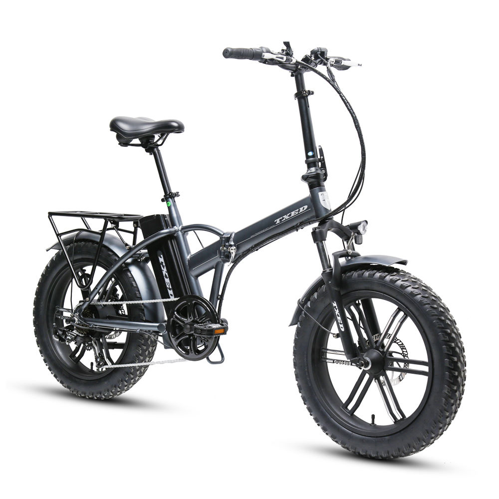 EU Warehouse 48V mini e bike fat tire electric folding bicycle for adult