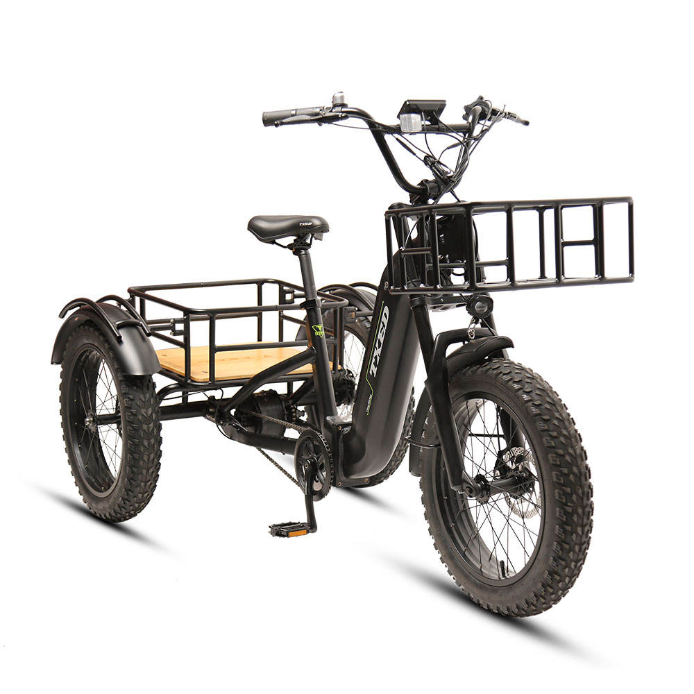 New design 48V 500W electric tricycles 3 wheel electric cargo bike