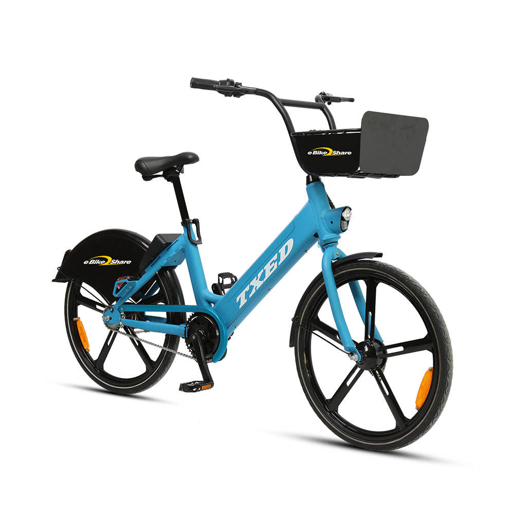 36V Urban Convenient Electric Bicycle Single Speed Electric Shared Bicycle