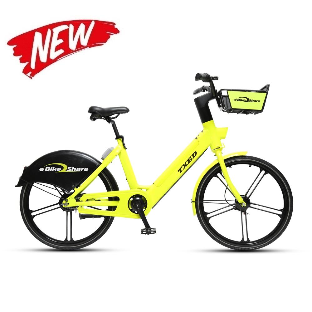 36V Urban Convenient Electric Bicycle Single Speed Electric Shared Bicycle
